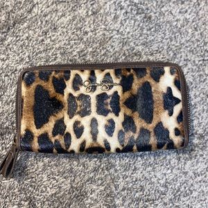 Jessica Simpson Leopard Print Wallet